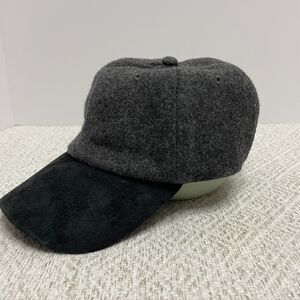 Vintage REI Mens Wool Hat Cap with Calf Suede Leather Bill **READ**